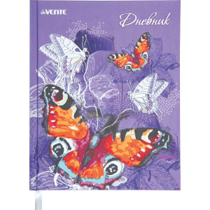 ДНЕВНИК УНИВЕРСАЛЬНЫЙ "BUTTERFLY" С ОБЛОЖКОЙ ИЗ ШЕЛКА