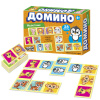 ИГРА ДОМИНО КАРТОННОЕ "ЖИВОТНЫЕ" 28 КАРТОЧЕК