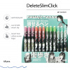 РУЧКА ГЕЛЕВАЯ ПИШИ-СТИРАЙ "DELETE SLIM CLICK MANGA ANIME CITY" 0.5ММ СИНЯЯ