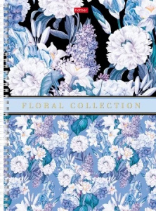 ТЕТРАДЬ 80Л КЛЕТКА А4 "FLORAL COLLECTION"