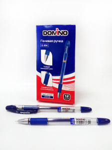 РУЧКА ГЕЛЕВАЯ DOMINO D-304 NEEDLE 0.5ММ СИНЯЯ