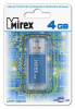 КАРТА ПАМЯТИ MIREX 4Gb "UNIT AQUA" СИНЯЯ