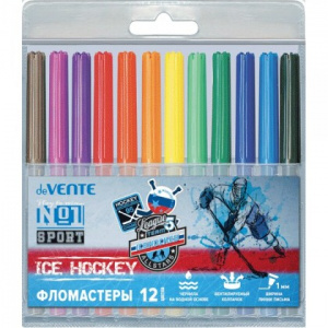 ФЛОМАСТЕРЫ "ICE HOCKEY " 12ЦВ