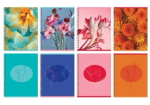 ТЕТРАДЬ 80Л КЛЕТКА "PERFECT FLOWER"
