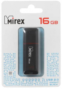 КАРТА ПАМЯТИ MIREX 16Gb "KNIGHT BLACK" ЧЕРНАЯ