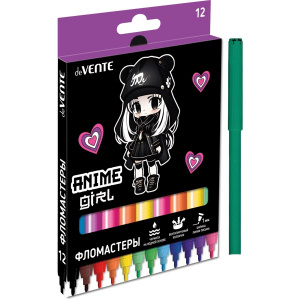 ФЛОМАСТЕРЫ "ANIME GIRL" 12ЦВ