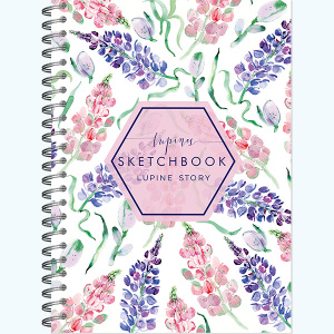 СКЕТЧБУК НА ГРЕБНЕ А5 60 Л 100Г/М2 "SKETCHBOOK. АКВАРЕЛЬНЫЕ ИСТОРИИ 2" ОФСЕТНАЯ БУМАГА