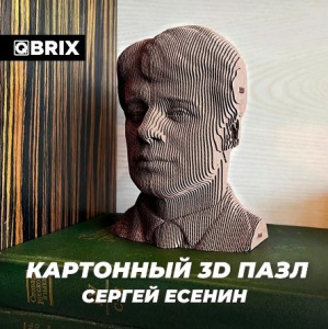 КОНСТРУКТОР КАРТОННЫЙ 3D СЕРГЕЙ ЕСЕНИН