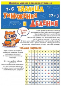 КАРТОЧКИ ОБУЧАЮЩИЕ "ТАБЛИЦА УМНОЖЕНИЯ/ДЕЛЕНИЯ"