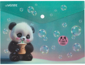ПАПКА НА КНОПКЕ А5 "YUMMI PANDA" 