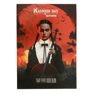 СКЕТЧБУК СКЛЕЙКА А5 40 Л 200Г/М2 " WEDNESDAY MADNESS"  ОФСЕТНАЯ БУМАГА