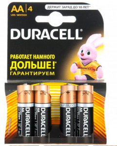 ЭЛЕМЕНТ ПИТАНИЯ DURACELL BASIC AA 4ШТ CN