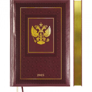 ЕЖЕДНЕВНИК A5 2025 deVENTE 168Л SYMBOL БОРДОВЫЙ