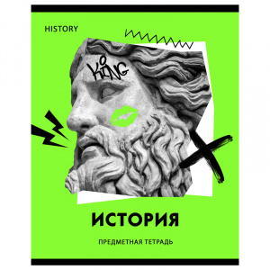 ТЕТРАДЬ 40Л КЛЕТКА "NEON. ИСТОРИЯ"