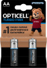 ЭЛЕМЕНТ ПИТАНИЯ OPTICELL AA 2ШТ TURBO MAX