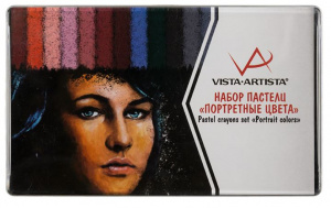 НАБОР МЕЛКОВ ПАСТЕЛЬ 12ЦВ "VISTA-ARTISTA" ПОРТРЕТНЫЕ ЦВЕТА 