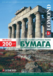 БУМАГА ДЛЯ ЛАЗЕРНОЙ ПЕЧАТИ А4 LOMOND ГЛЯНЦЕВАЯ ДВУСТОРОННЯЯ 200Г/М² 250 ЛИСТОВ