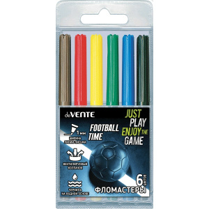 ФЛОМАСТЕРЫ "FOOTBALL TIME" 6ЦВ