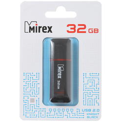 КАРТА ПАМЯТИ MIREX 32Gb "KNIGHT BLACK" ЧЕРНАЯ