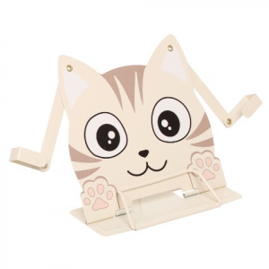 ПОДСТАВКА ДЛЯ КНИГ МЕТАЛЛИЧЕСКАЯ "КОТИК" 20*23,5СМ