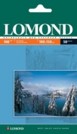 БУМАГА ДЛЯ СТРУЙНОЙ ПЕЧАТИ А6 10*15СМ LOMOND МАТОВАЯ ОДНОСТОРОННЯЯ 180Г/М² 50 ЛИСТОВ