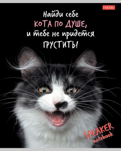 ТЕТРАДЬ 40Л КЛЕТКА "КОТ ГОВОРИТ!"