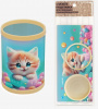 ПОДСТАВКА НАСТОЛЬНАЯ "CANDY CAT" ПЛАСТИК 11*8СМ