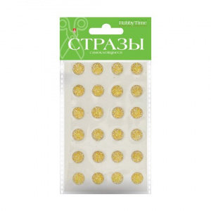 СТРАЗЫ САМОКЛЕЯЩИЕСЯ "КРУГИ" 12ММ