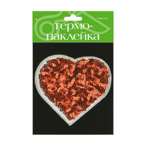 ТЕРМОНАКЛЕЙКА HOBBY TIME СЕРДЦЕ 6,5*6СМ