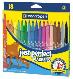 ФЛОМАСТЕРЫ  CENTROPEN 18ЦВ УЛУЧШЕННОЕ КАЧЕСТВО